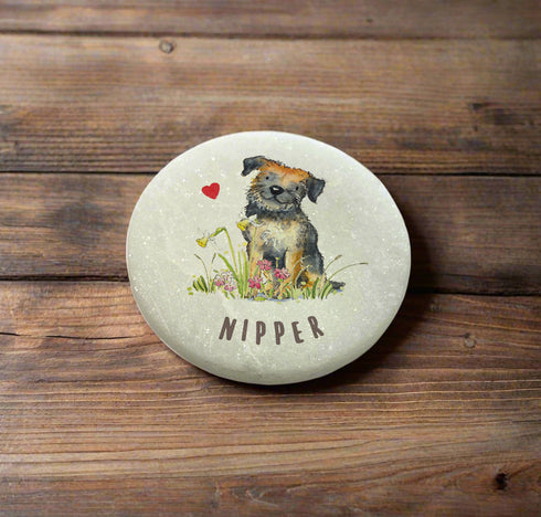Border Terrier Marble Memorial